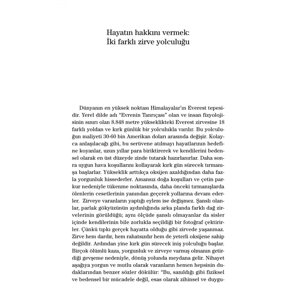 Hayatın Hakkını Vermek  Acar Baltaş  Doğan