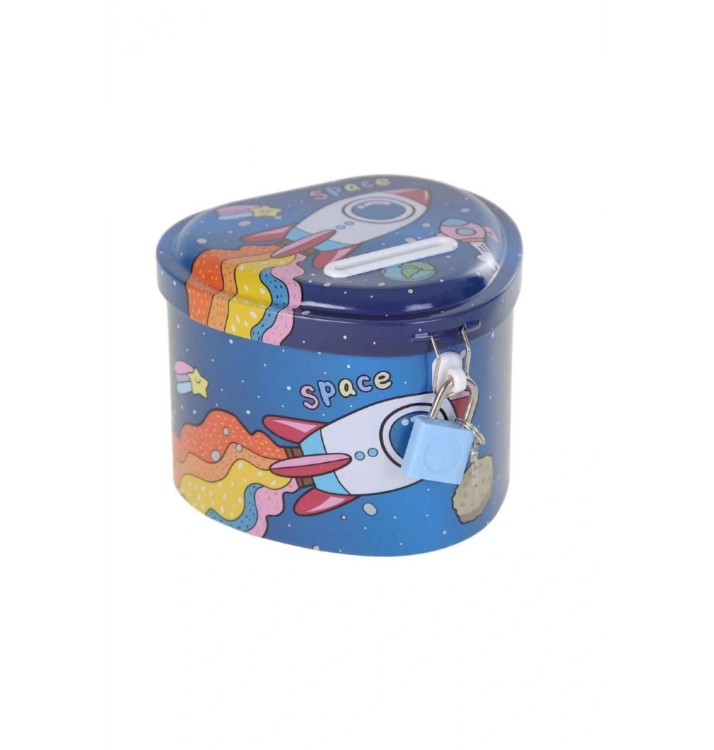 K Smart Kilitli Kumbara Kalp Unıcorn K-0171