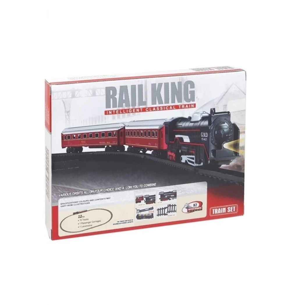Kutulu Pilli 12 Parça Tren Set