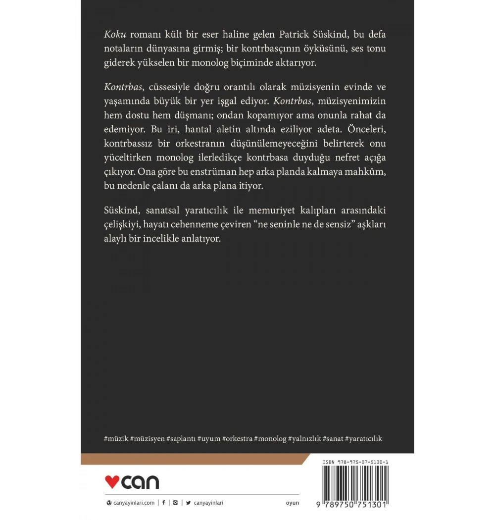 Kontrbas  Patrıck Süskınd  Can Yayın
