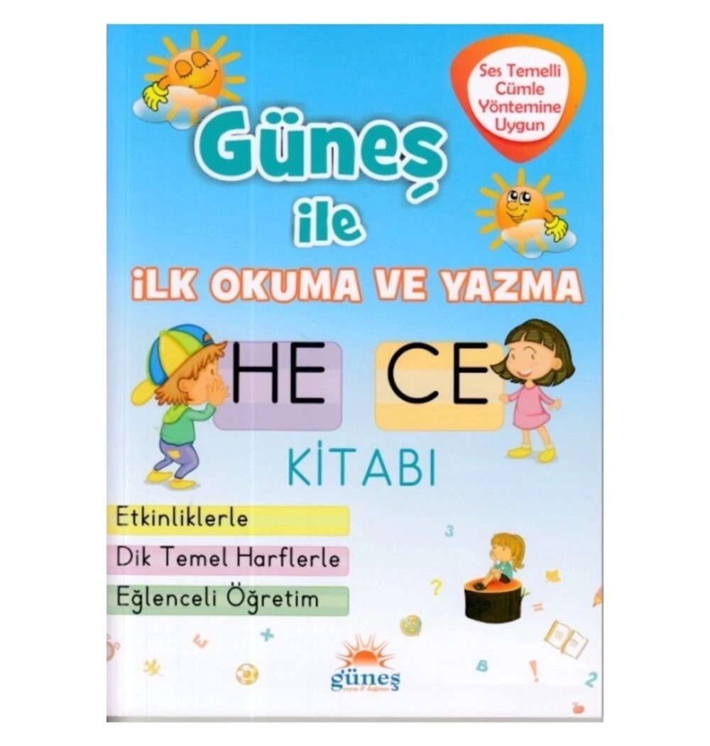 Güneş İle İlkokuma Yazma Hece Kitabı   Güneş