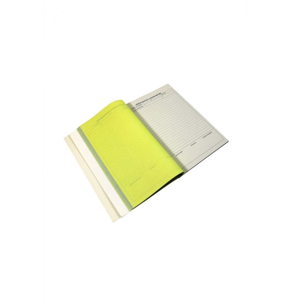 Dilman Günlük Şantiye Ve Rapor Defteri 50 Yp Otokopili