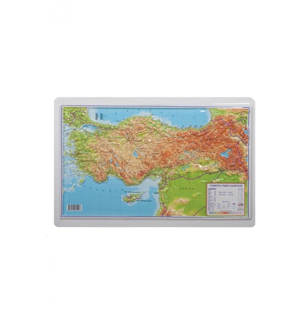 Viva 01247 Türkiye Kabartma Fiziki Harita A3