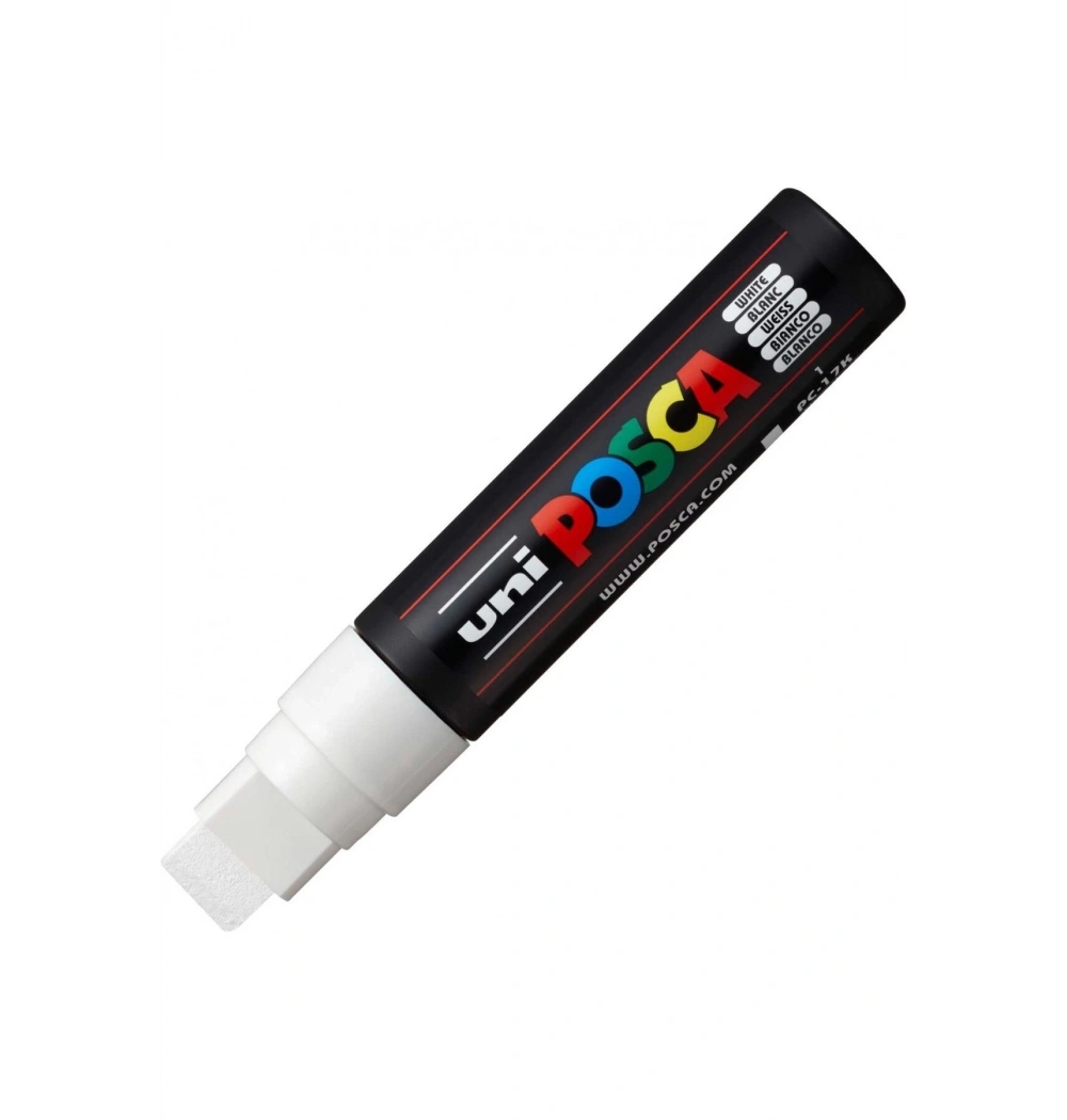 Uni Posca 15.0 Su Bazlı Poster Markörü Beyaz Pc-17