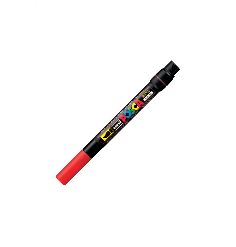 Uni Posca Su Bazlı Poster Markörü Kırmızı Pcf-350