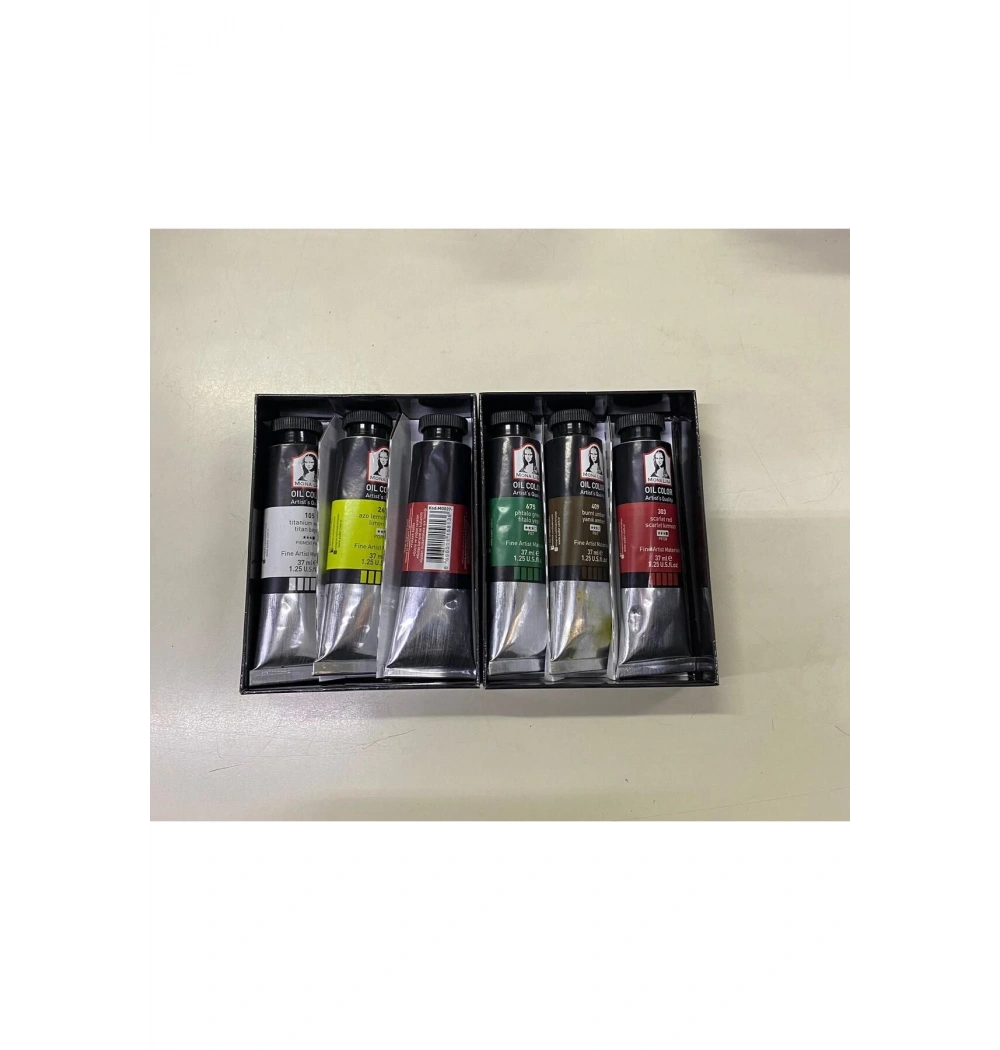 Monalisa Yağlı Boya 37 Ml X 6 Set Mo037-X6