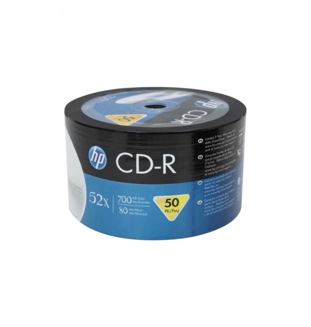 Hp Cd-R Inkjet - Prıntable Yazdırılabilir 52X50 Li Spındle 700 Mb