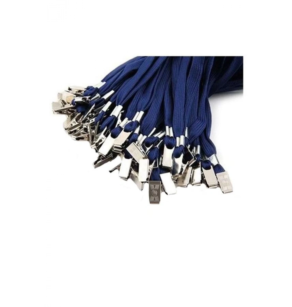 Metal Klipsli Kart Askı İpi Siyah Kod:15311201