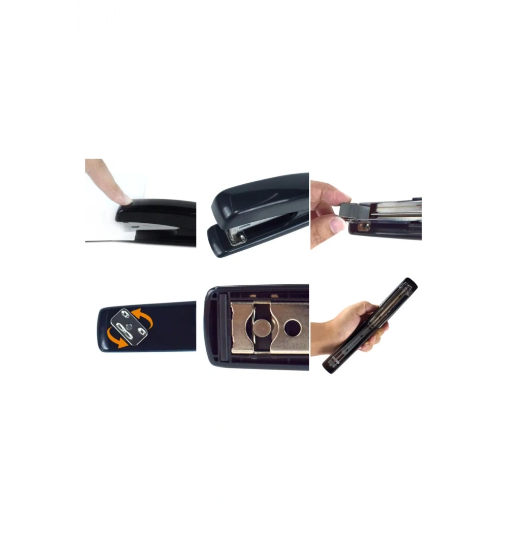 Std Popular Zımba Makinesi Siyah No:246  Kod:S-600-190