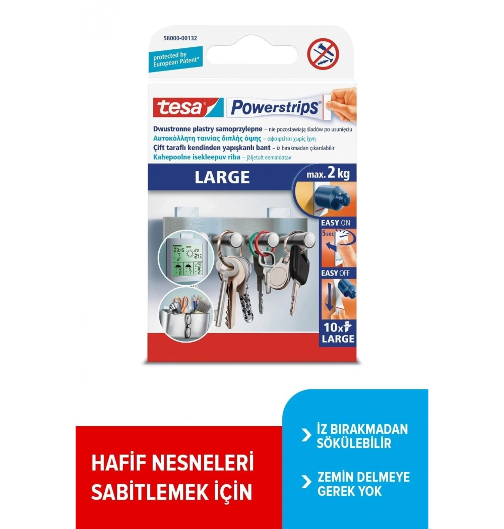 Tesa Güç Şeridi Bantı 2Kg 58000-00132-01