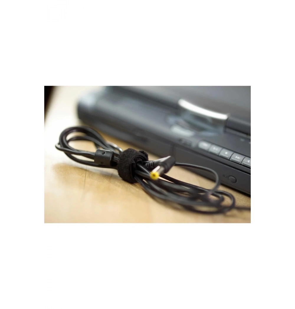 Tesa 55239 On&Off Kablo Bağlayıcı Bant Organizatörü 5Mx10Mm Siyah