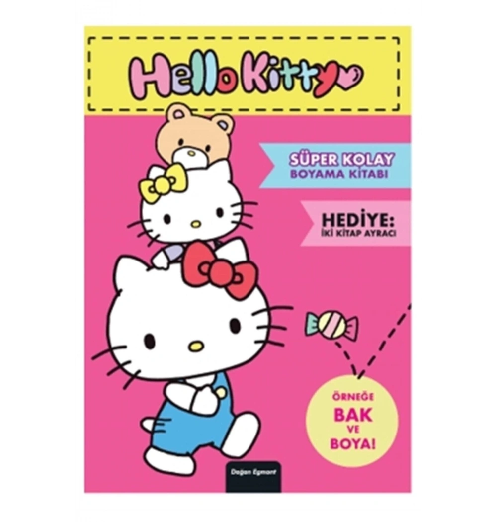 Hello Kitty Süper Kolay Boyama Kitabı Doğan Egmont