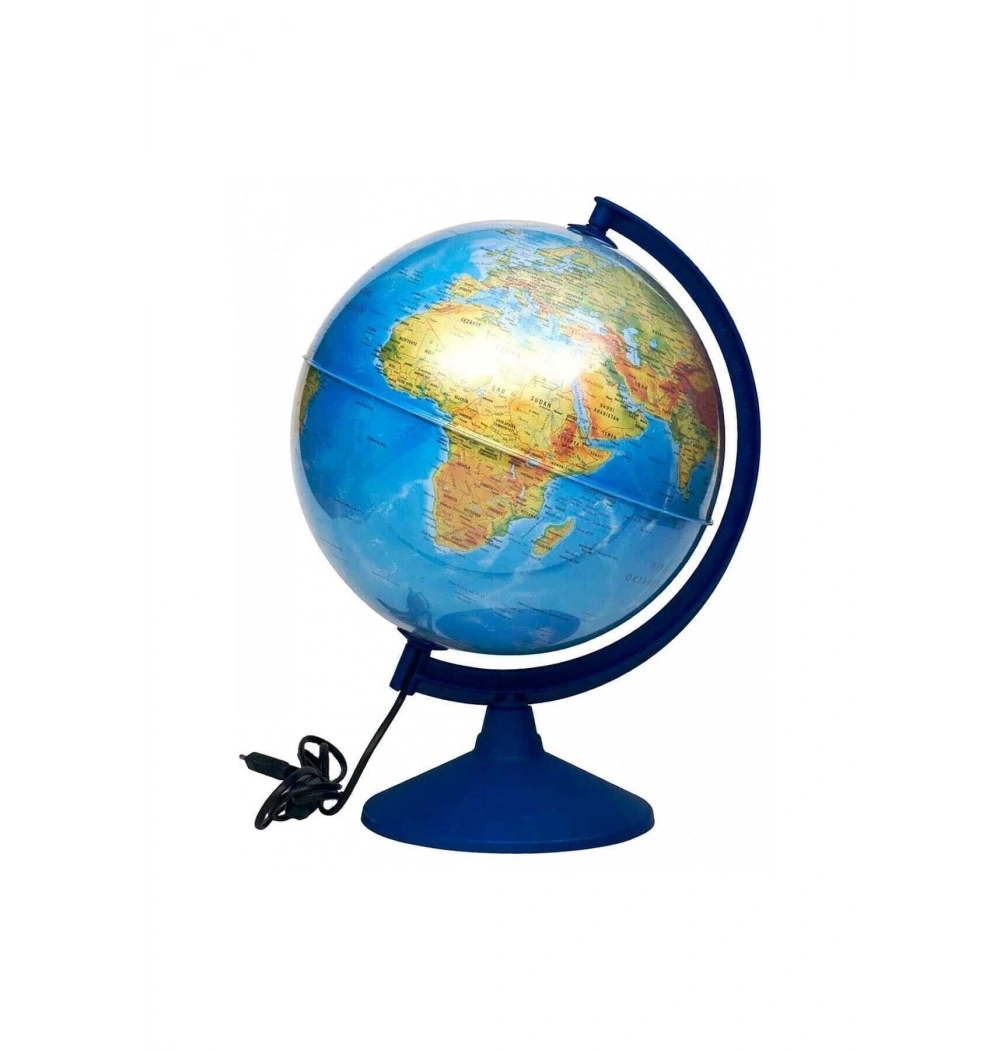 Gürbüz 4303 Işıklı Fiziki+Siyasi Yazılabilir Küre 30 Cm