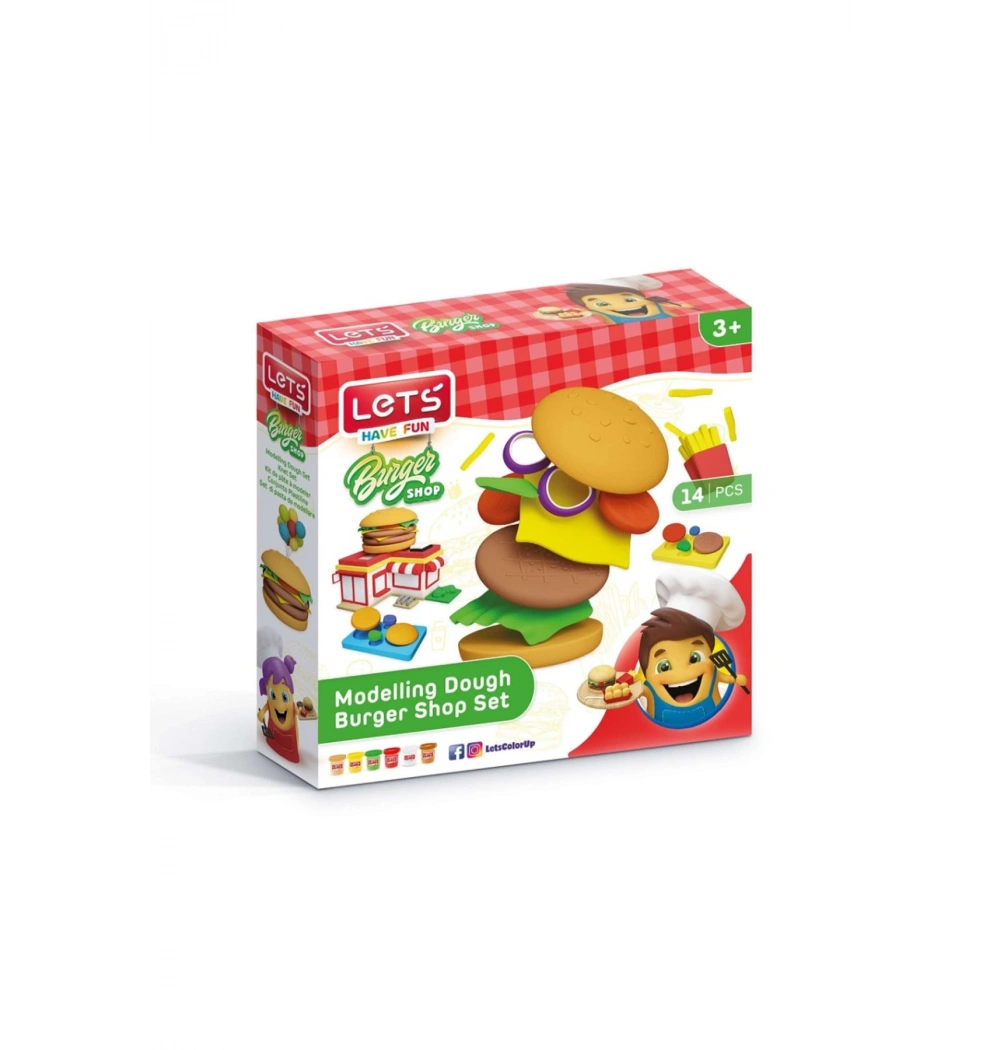 Lets Hamburger Oyun Hamuru Seti L9003