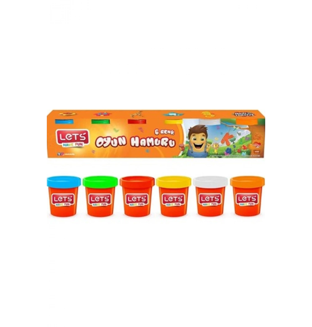Lets Oyun Hamuru 6 Renk  690 Gr L8440