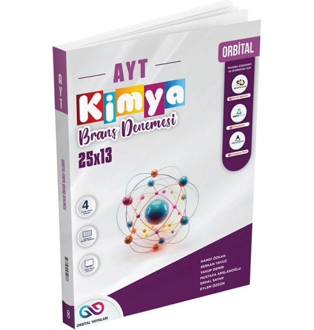 Orbital Ayt Kimya 30X13 Branş Denemeleri