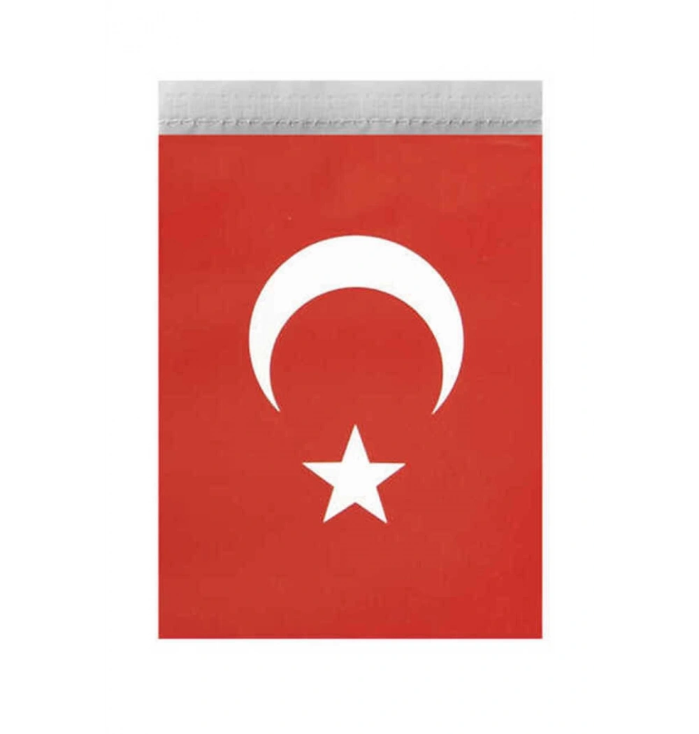 Türk Bayrağı İpli Büyük Boy 50 Li*