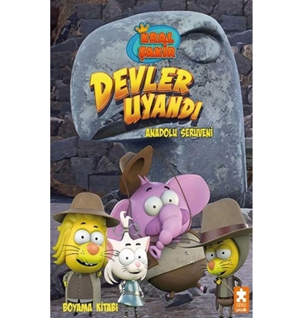 Kral Şakir Devler Uyandı Anadolu Serüveni Boyama Kitabı