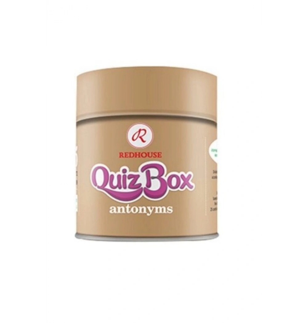 Quiz Box 125 Karşıt Anlamlı Sözcük Kutulu-Redhouse