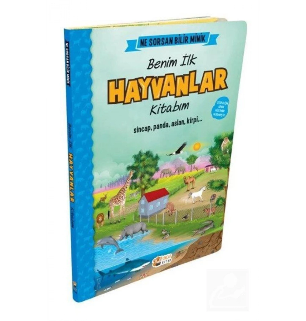 Ne Sorsan Bilir Minik Benim İlk Hayvanlar Kitabım İngilizce Destekli Sincap Kitap