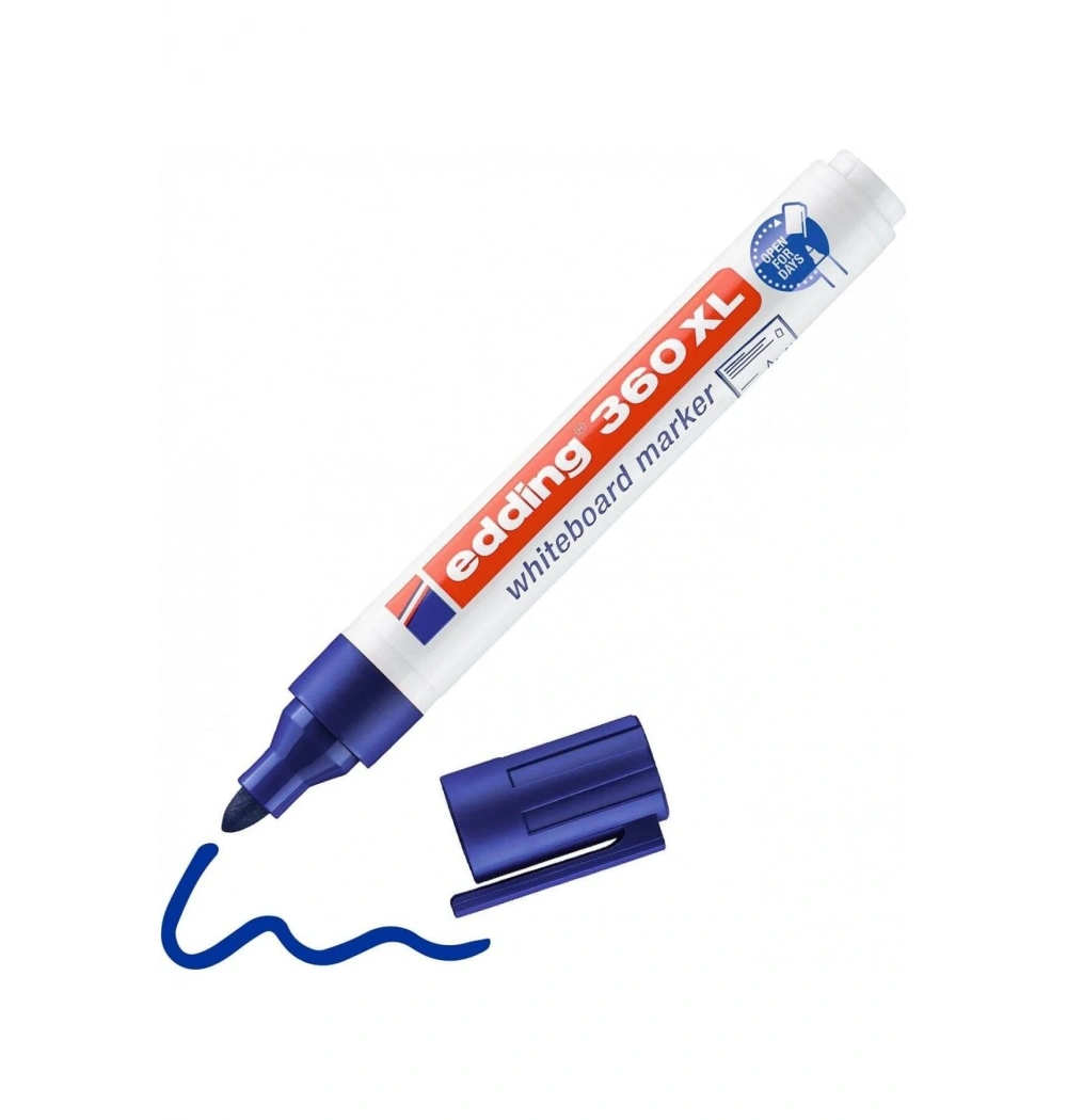 Edding E-360 Xl Tahta Kalemi 1,5-3Mm Mavi Kod: Ed360Xl03
