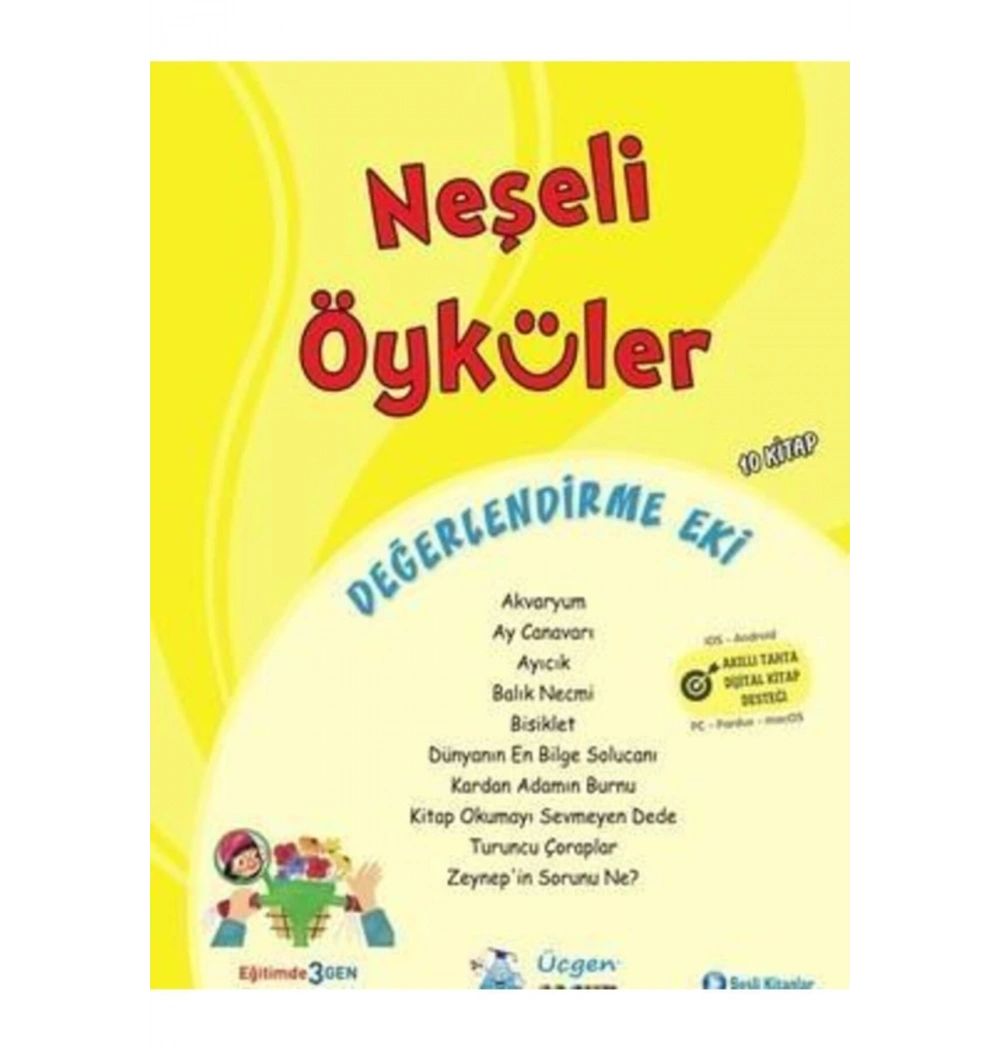 Neşeli Öyküler 10 Kitap Set  Üçgen Çocuk
