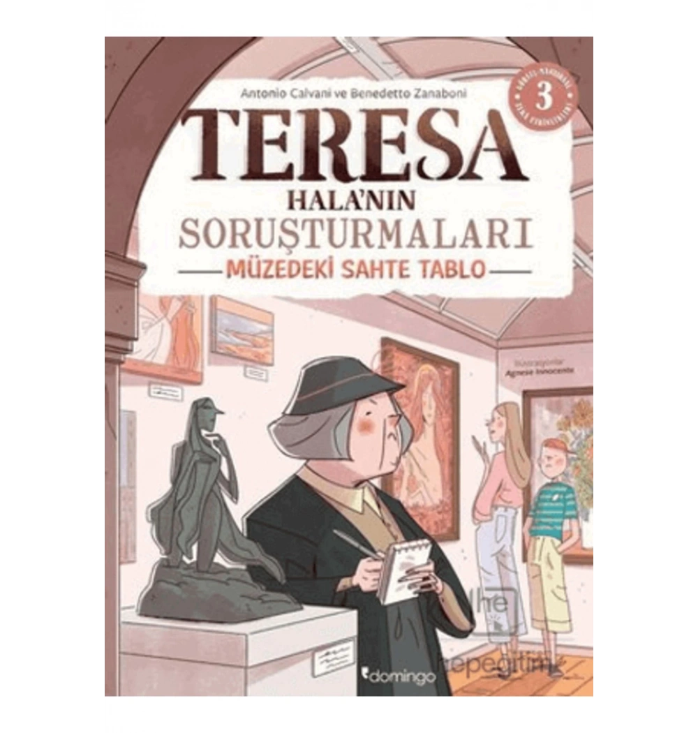 Mantıksal Zeka Geliştiren Roman Teresa Halanın Soruşturm. Müzedeki Sahte Tablo Domingo