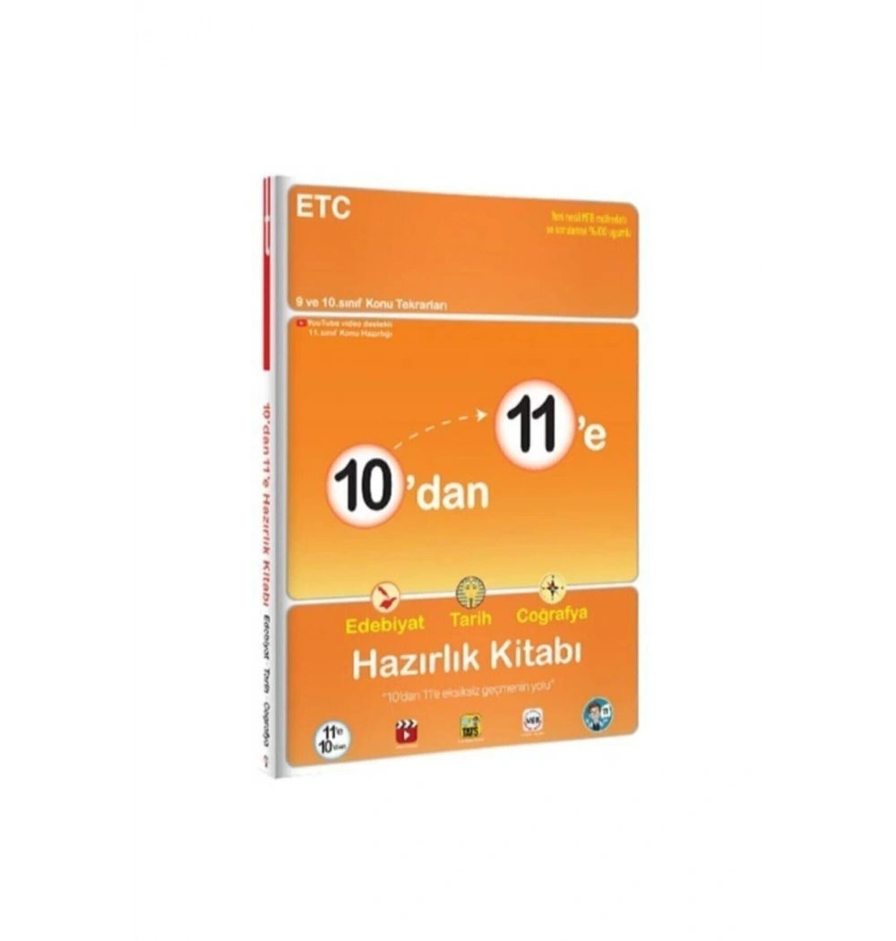 Tonguç 10 Dan 11 E Edebiyat Tarih Coğrafya Hazırlık Kitabı