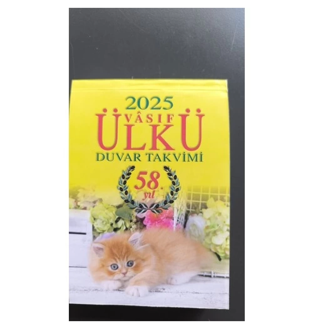 Ülkü Duvar Takvimi+Karton  2025