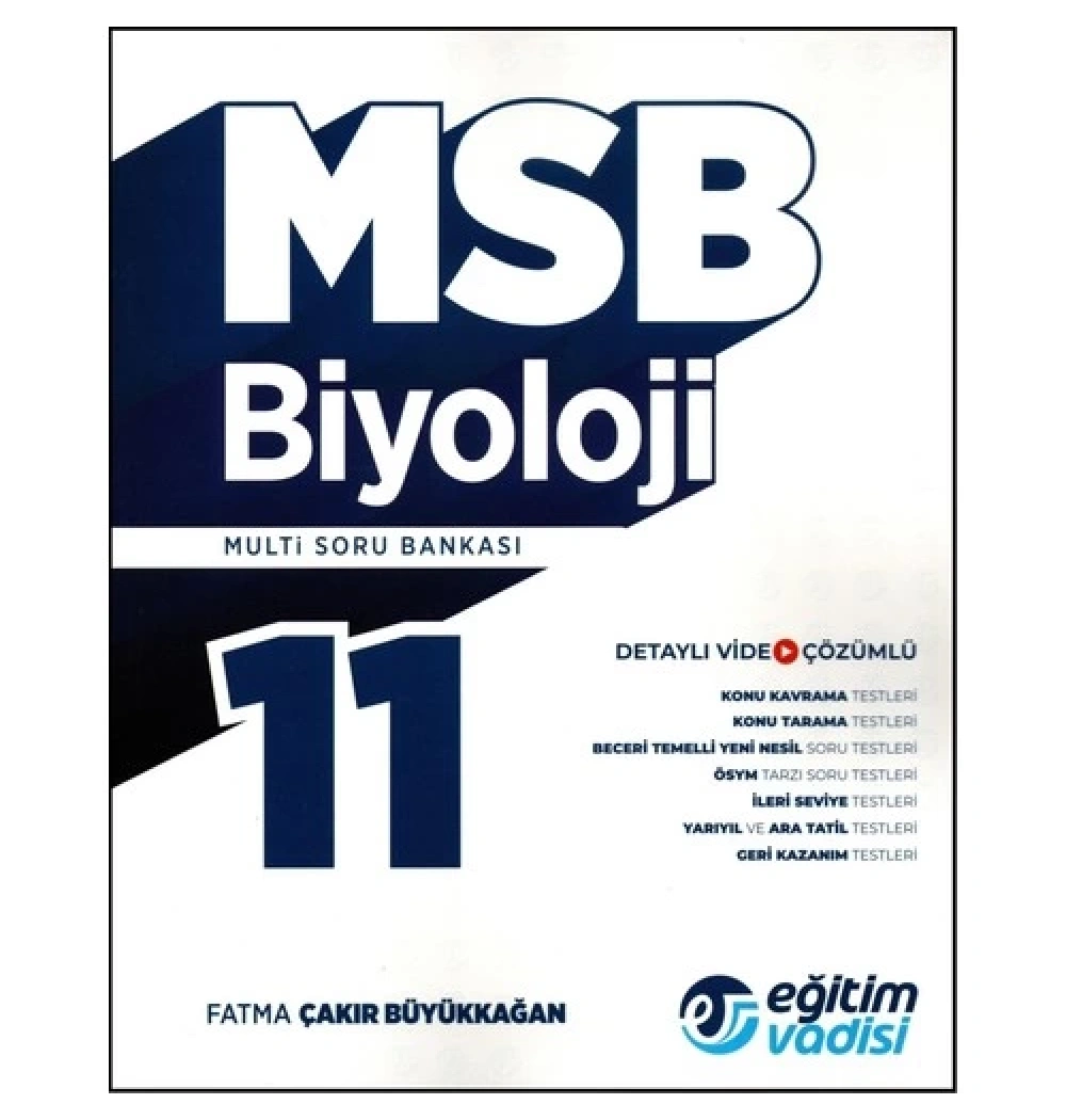 11.Sınıf Biyoloji Multi Soru Bankası Eğitim Vadisi