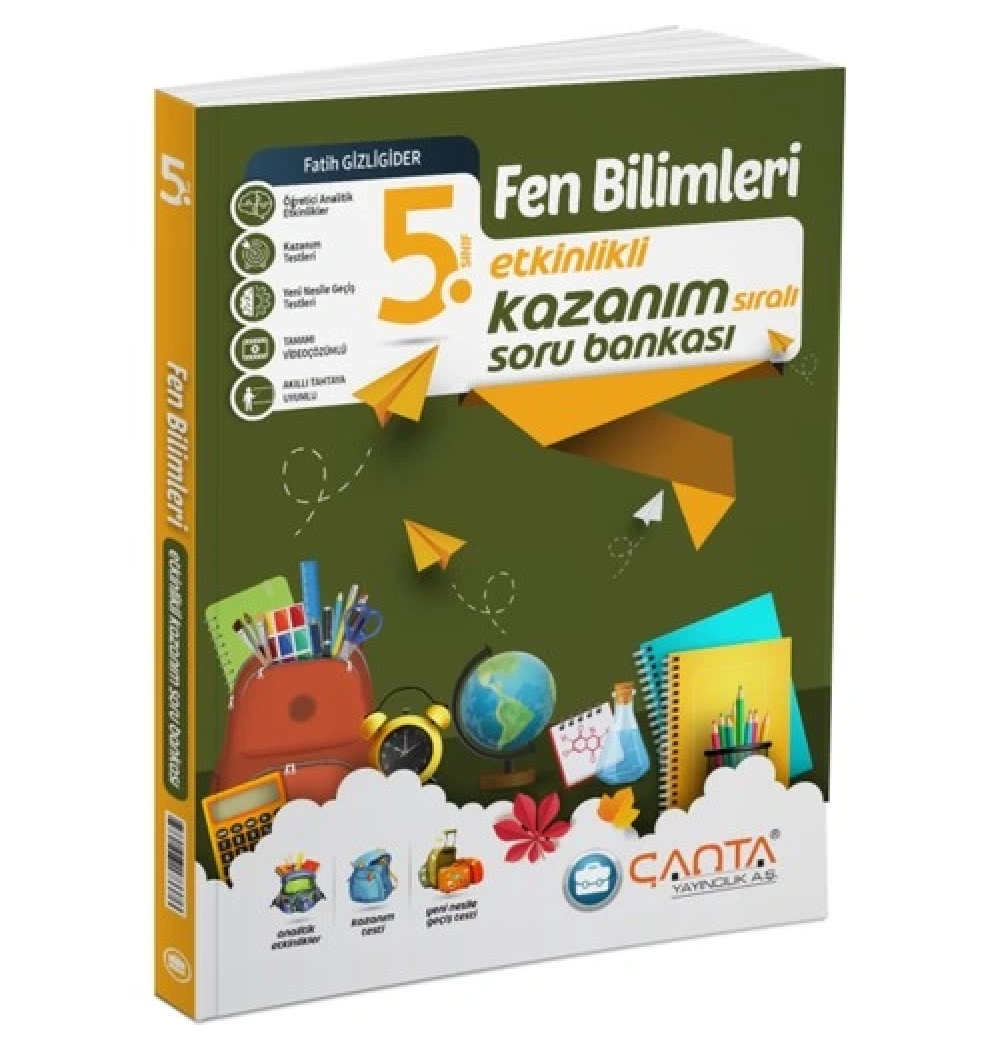 Çanta 5.Sınıf Fen Bilimleri Etkinlikli Soru Bankası