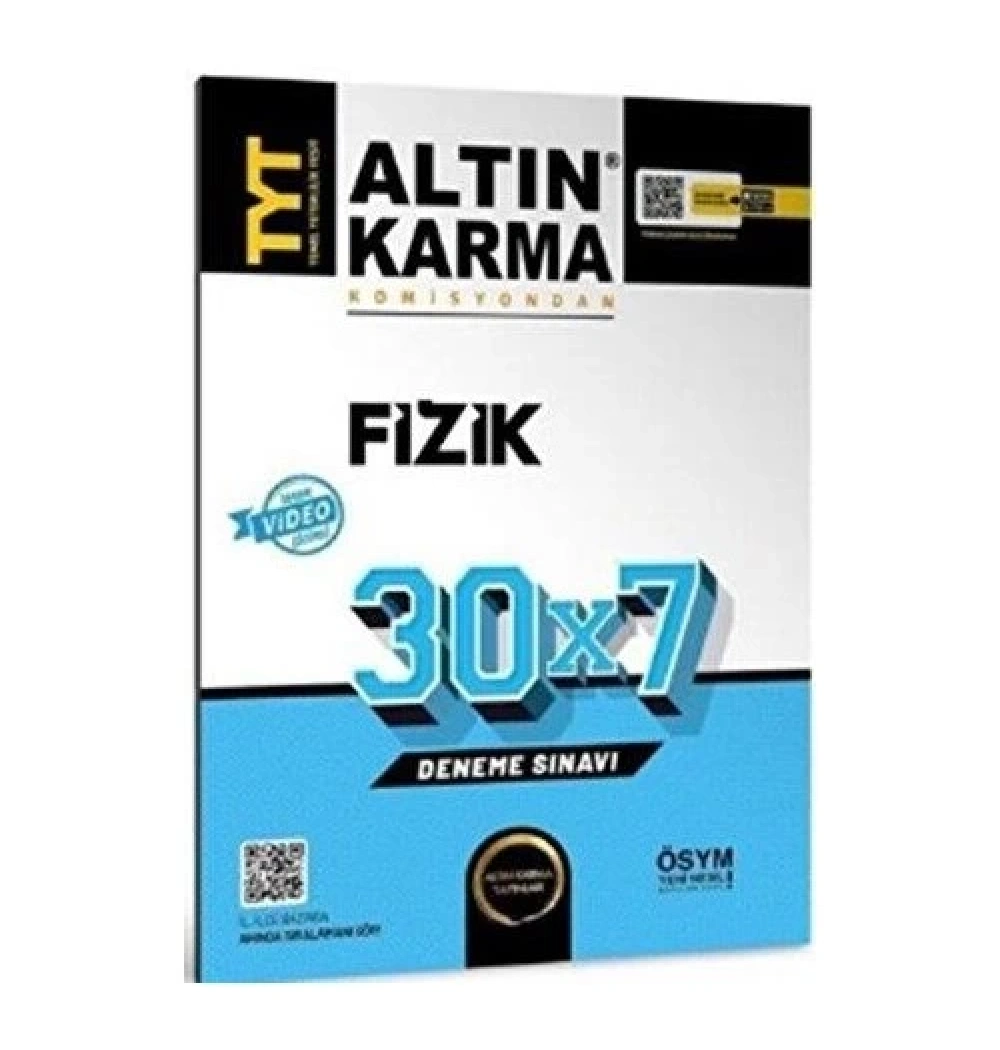 Altın Karma 2025 Tyt Fi̇Zi̇K 30*7 Deneme Sinavi