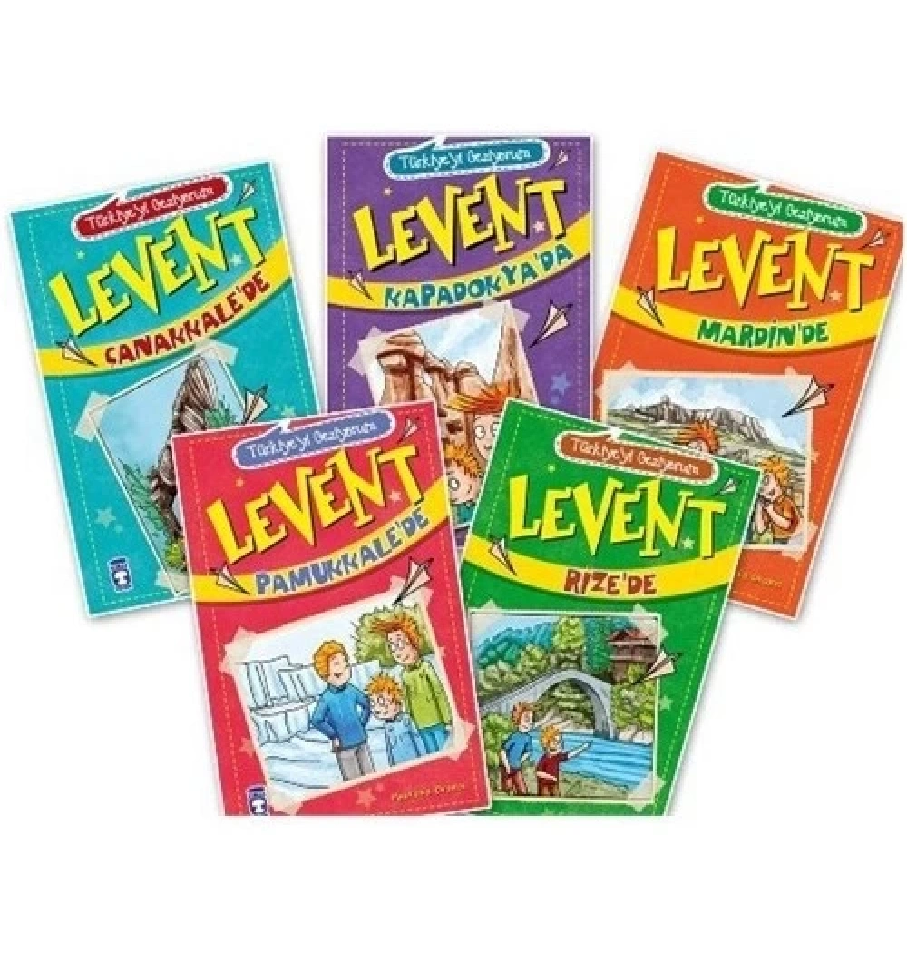 Levent Türkiyeyi Geziyor 1- 5 Kitap Timaş