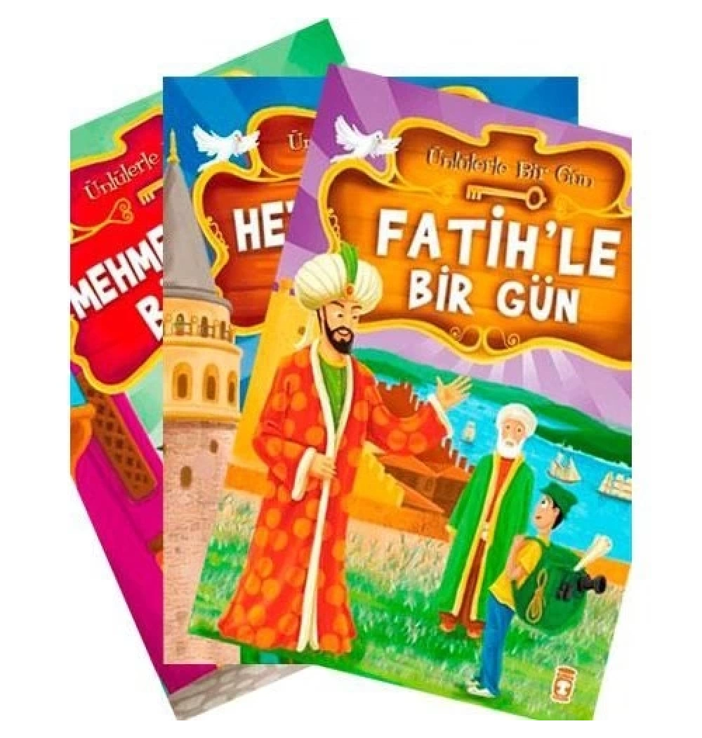 Ünlülerle Bir Gün 1.Set 10 Kitap Timaş Çocuk