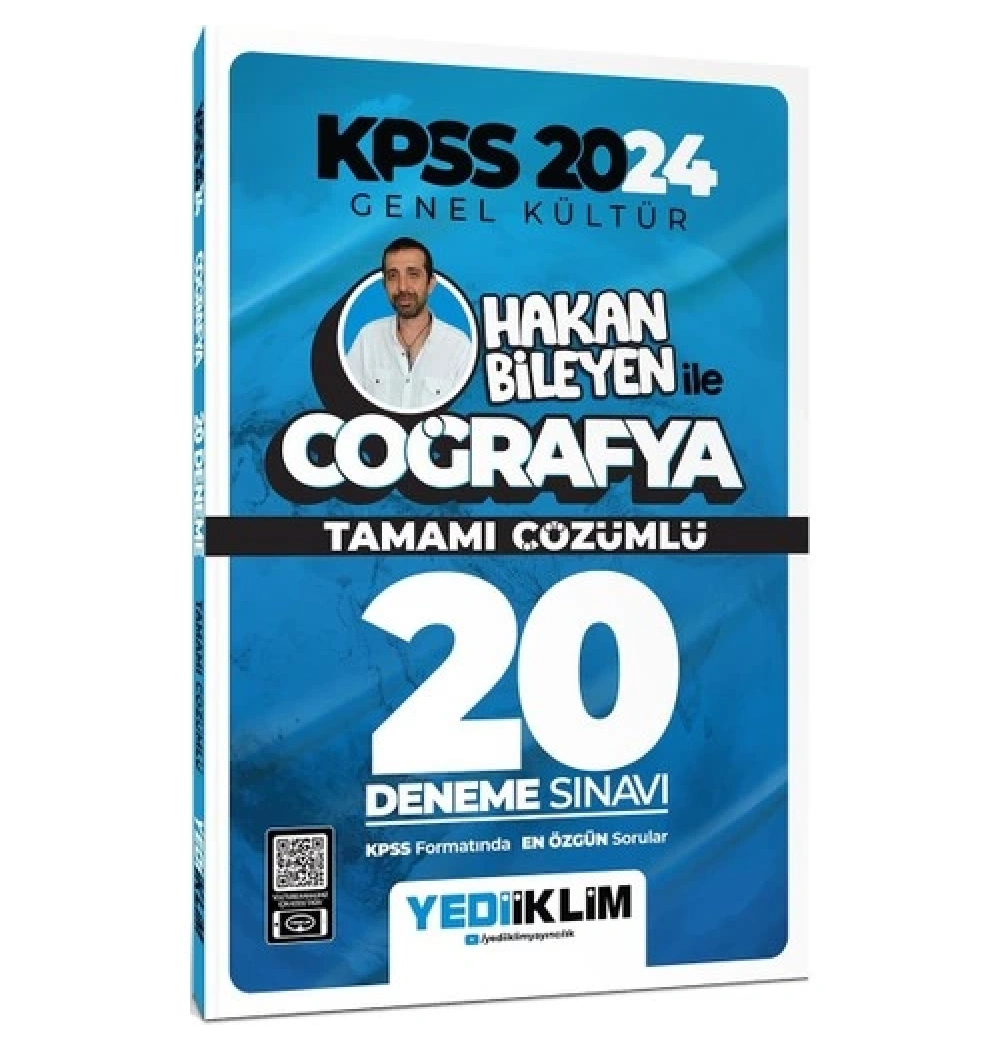 2024 Kpss Gk Hakan Bileyen İle Coğrafya 20 Çözümlü Deneme  Yediiklim