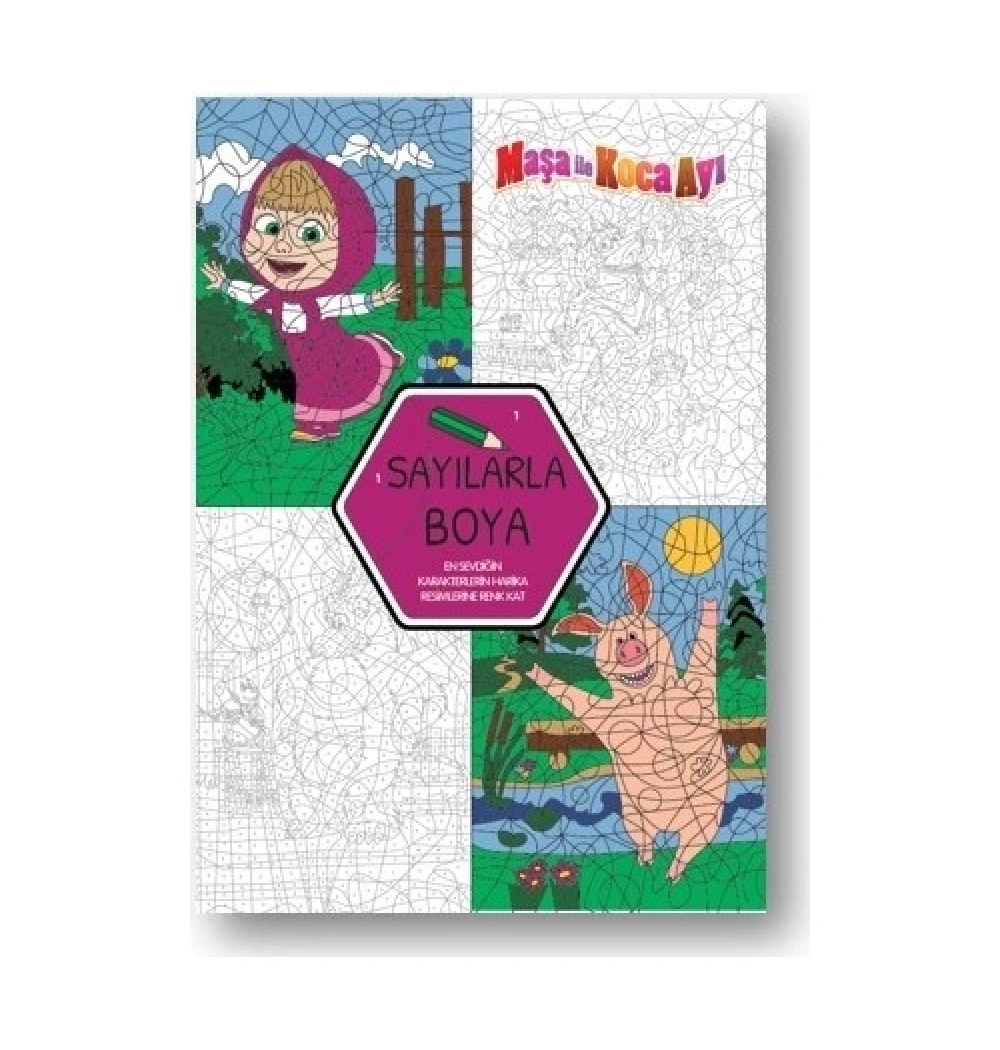 Maşa İle Koca Ayı Sayılarla Boya Doğan Egmont