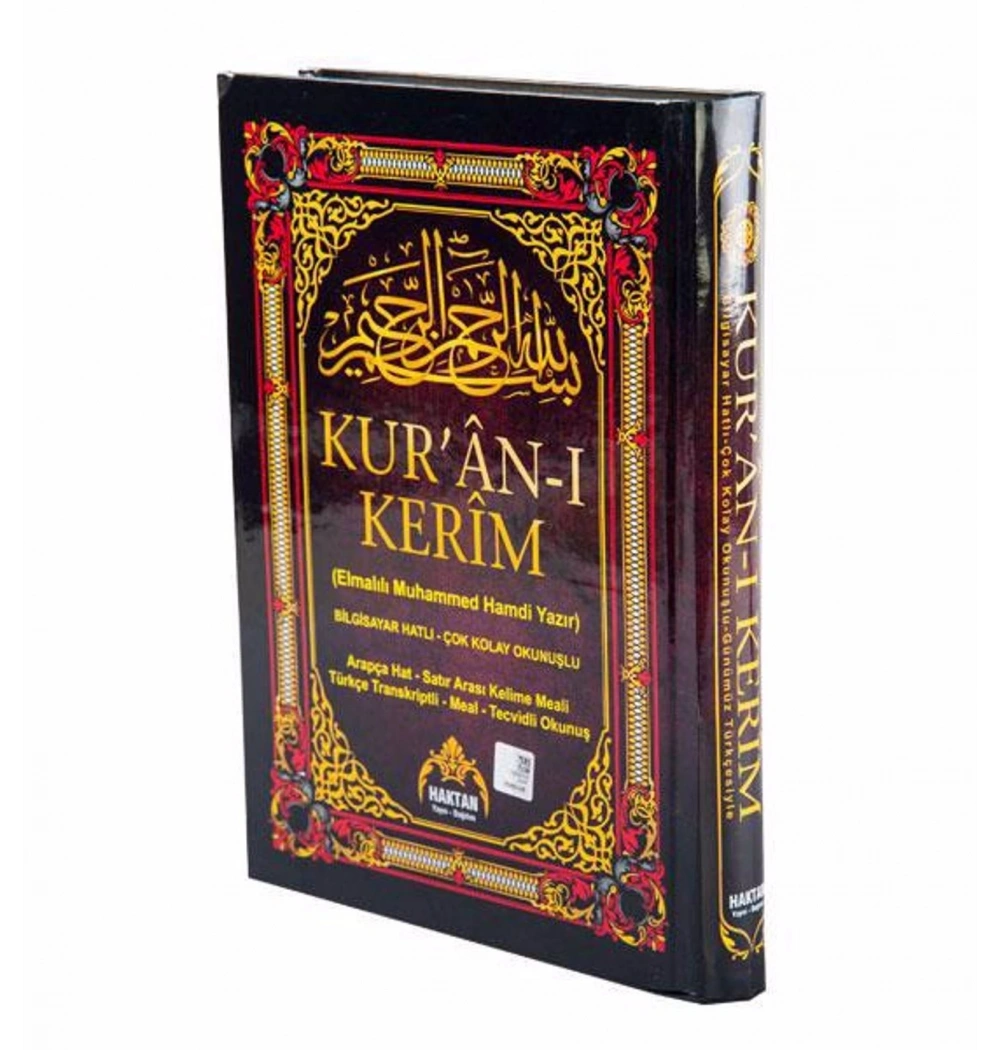 Haktan Orta Boy Kuranı Kerim Kelime Meal 5 Özellikli H-18