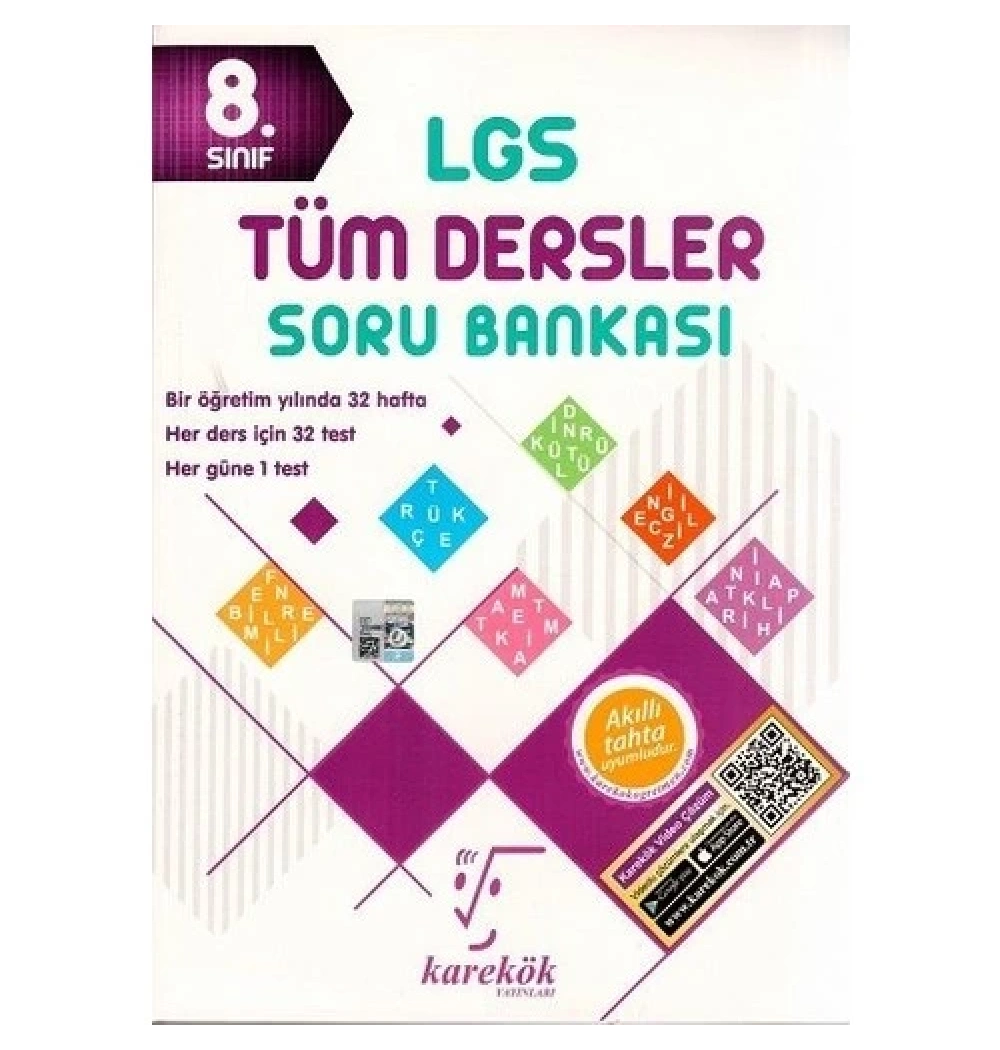 8.Sınıf Tüm Dersler Soru Bankası Karekök