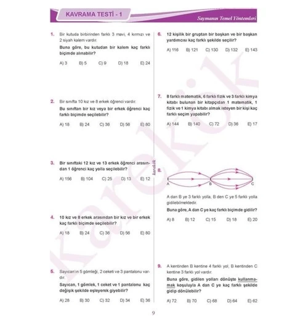 Karekök 10.Sınıf Matematik Soru Bankası