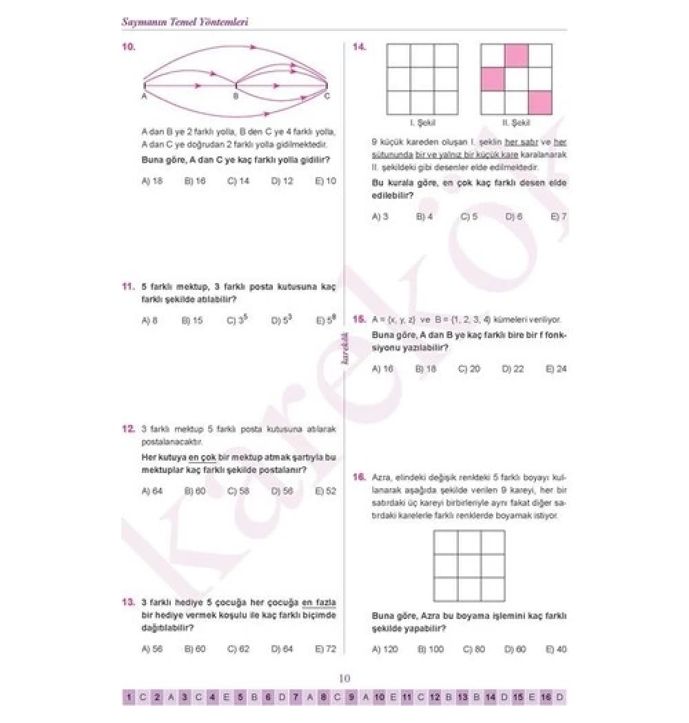 Karekök 10.Sınıf Matematik Soru Bankası