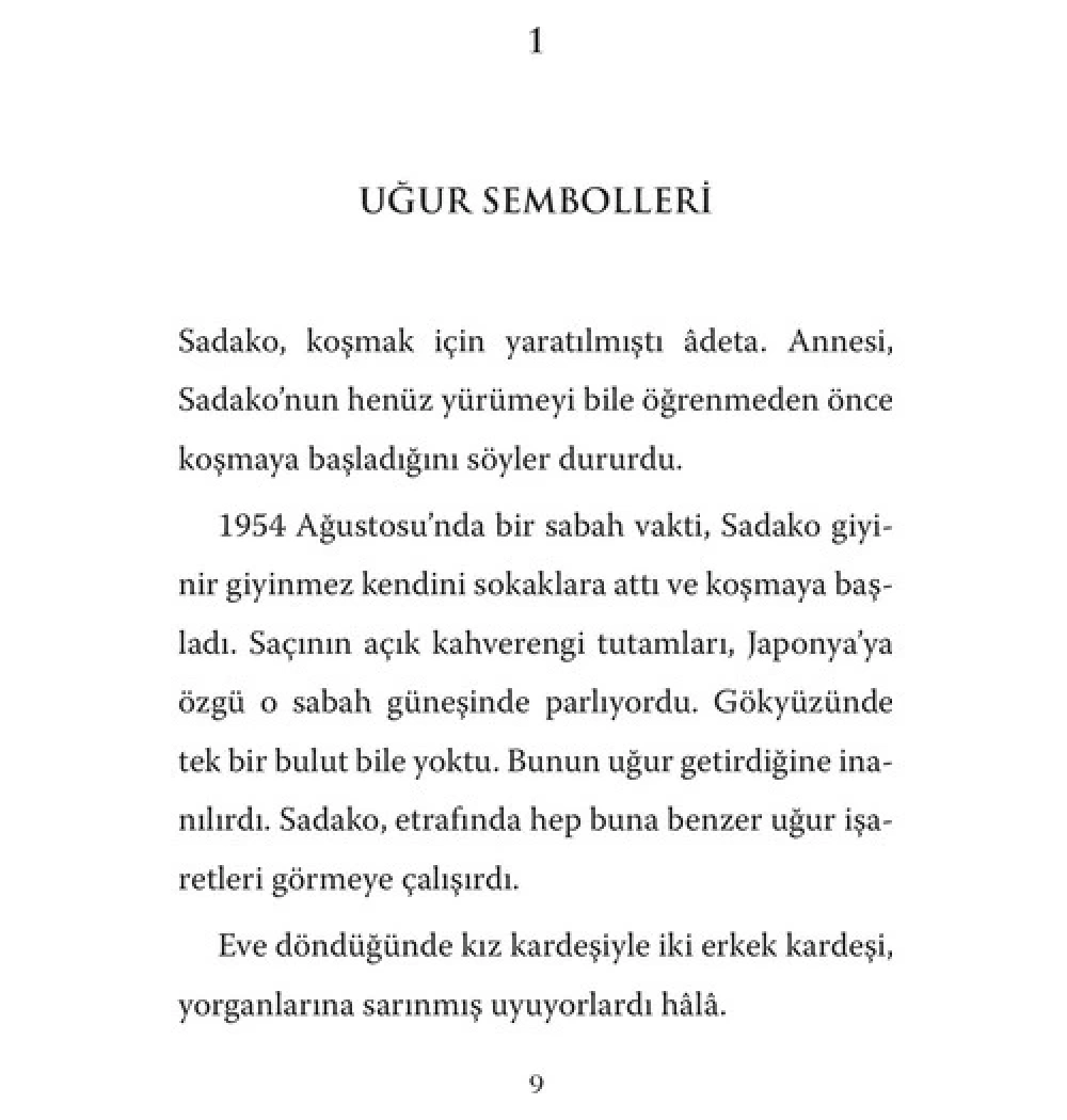 Sadako Ve Kağıttan Bin Turna Kuşu Elenor Coerr Beyaz Balina