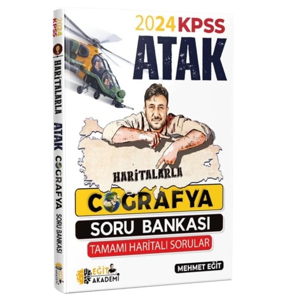 Kpss Haritalarla Atak Coğrafya Soru Bankası Mehmet Egit