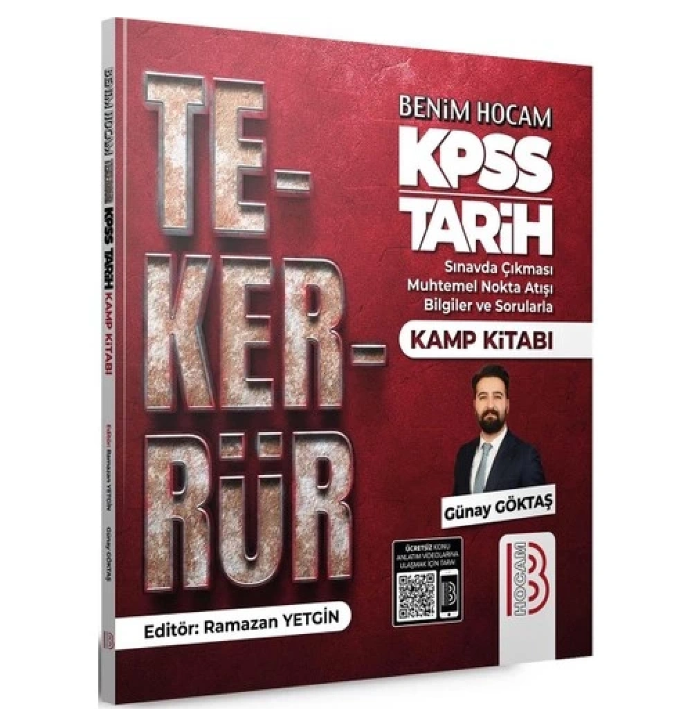 Kpss Tarih Genel Tekrar Kitabı  Benim Hocam