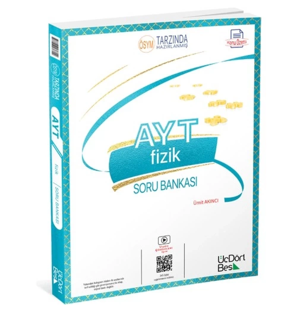 Ayt Fizik Soru Bankası Üçdörtbeş Yayın
