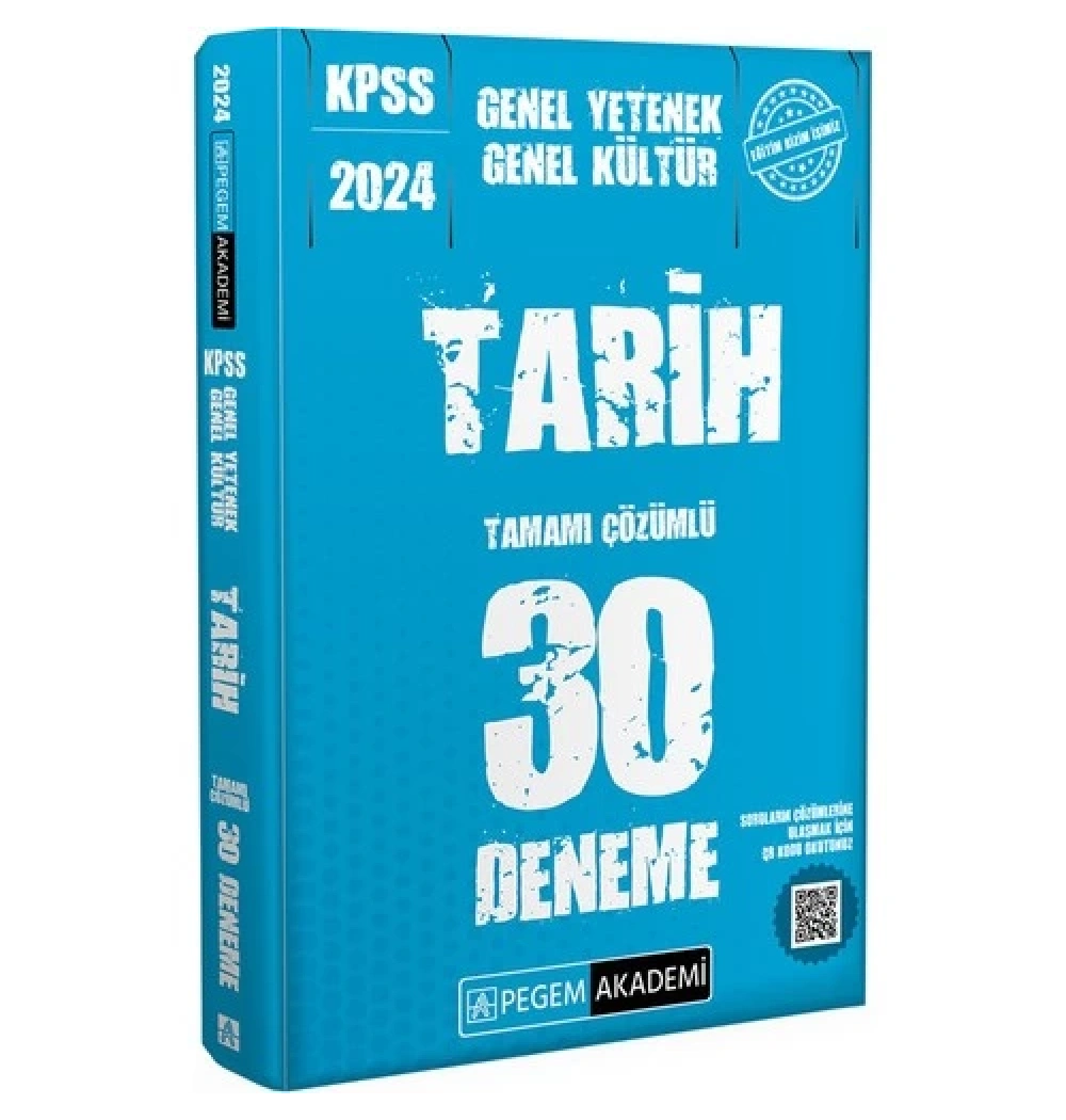 Pegem 2024 Kpss Gy Gk Tarih 30 Çözümlü Deneme
