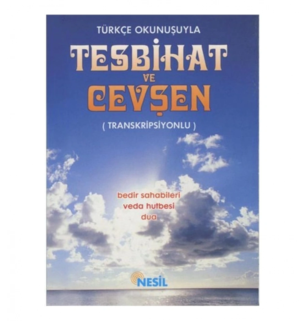 Nesil 514 Tesbihat Ve Cevşen Cep Karton.Transkripsiyonlu
