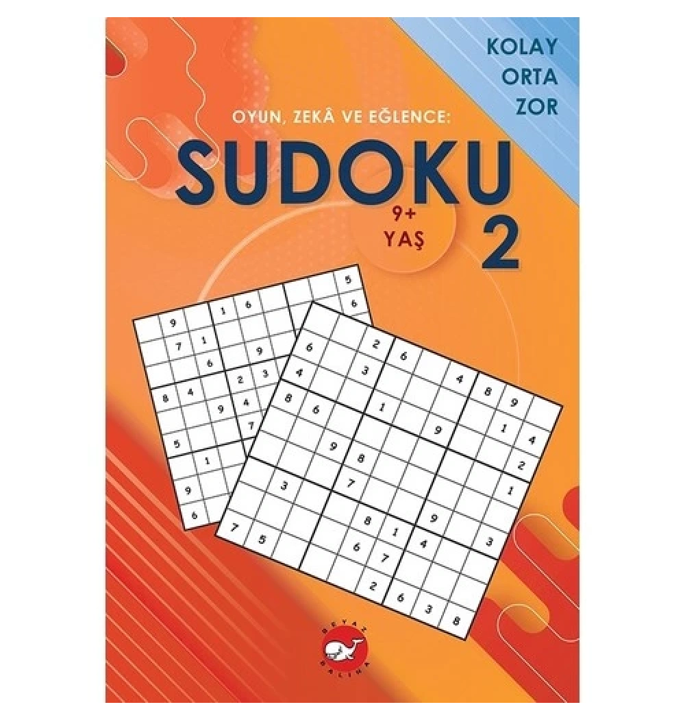 Sudoku 2 Kolay Orta Zor Beyaz Balina