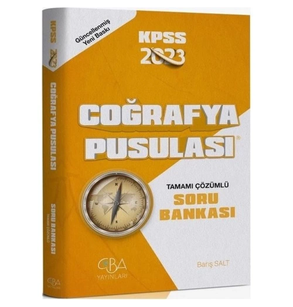Cba Kpss 2024 Coğrafyanın Pusulası Çözümlü Soru Bankası  Cba Yayın