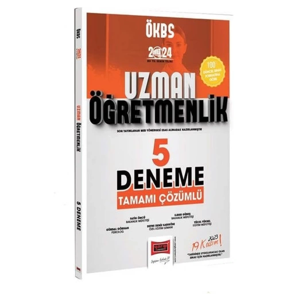 Yargı 2024 Ökbs Uzman Öğretmenlik 5 Çözümlü Deneme