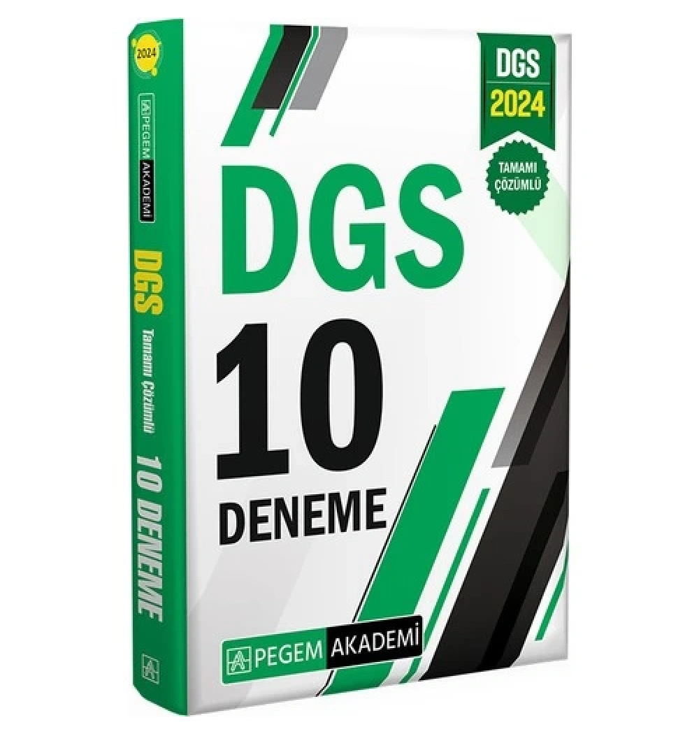 Pegem 2024 Dgs Çözümlü 10 Deneme